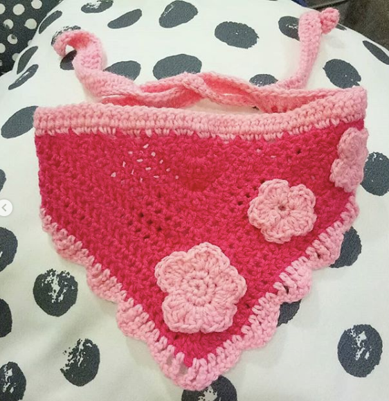 Sweet Pea Bandana ~ Crochet Kit – Poppysmicks